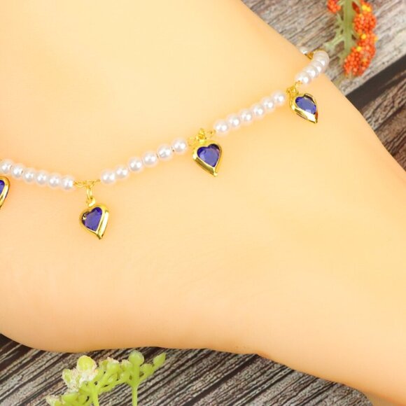"Elegant Handmade Anklet – Delicate Jewelry for Women, MAR091412 - Picture 1 of 10